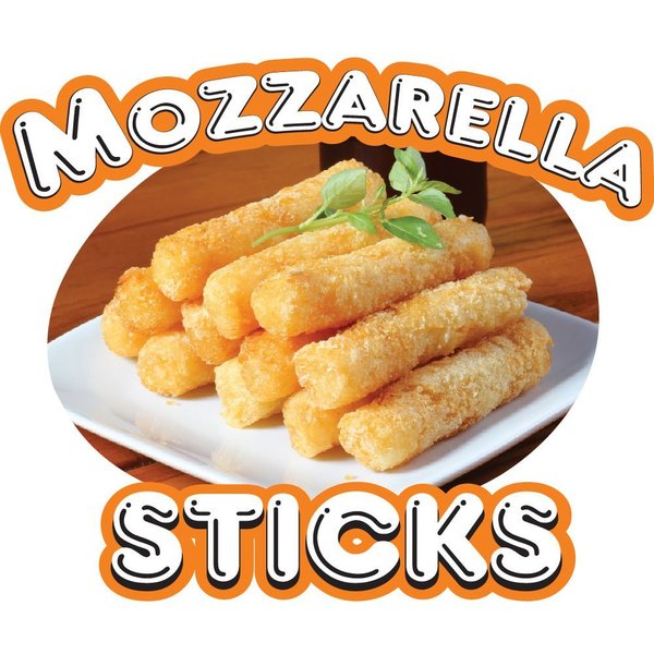 Signmission Safety Sign, 9 in Height, Vinyl, 6 in Length, Mozzarella Sticks, D-DC-48-Mozzarella Sticks D-DC-48-Mozzarella Sticks